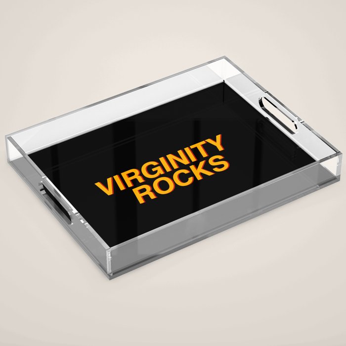 Virginity Rocks Acrylic Tray Gallery Image 1