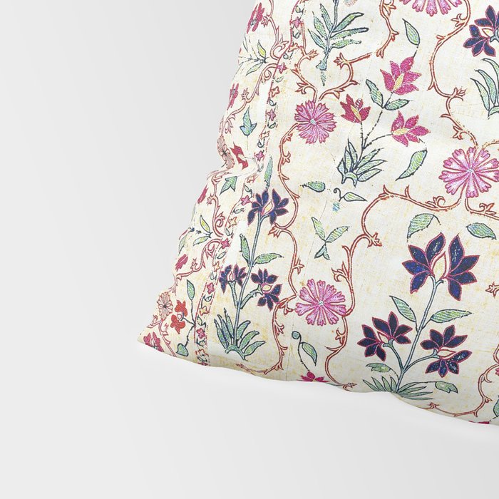 Ura Tube Suzani Uzbekistan Embroidery Print Pillow Sham Gallery Image 4
