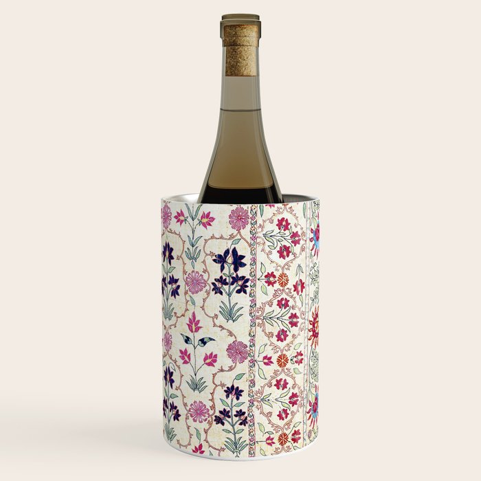 Ura Tube Suzani Uzbekistan Embroidery Print Wine Chiller Gallery Image 3