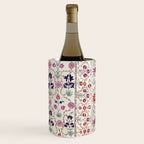 Ura Tube Suzani Uzbekistan Embroidery Print Wine Chiller Gallery Image 3