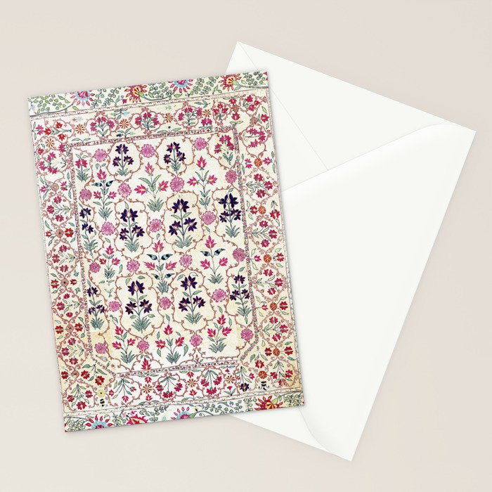 Ura Tube Suzani Uzbekistan Embroidery Print Stationery Card Gallery Image 2