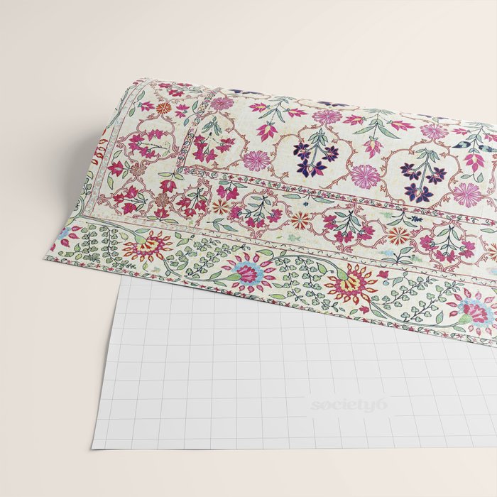 Ura Tube Suzani Uzbekistan Embroidery Print Wrapping Paper Gallery Image 2