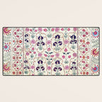 Ura Tube Suzani Uzbekistan Embroidery Print Desk Mat Gallery Image 3