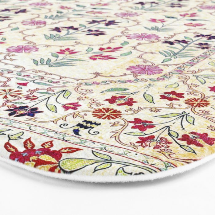 Ura Tube Suzani Uzbekistan Embroidery Print Bath Mat Gallery Image 3