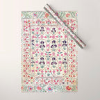 Ura Tube Suzani Uzbekistan Embroidery Print Wrapping Paper Gallery Image 1