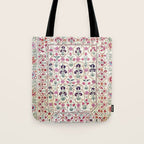 Ura Tube Suzani Uzbekistan Embroidery Print Tote Bag Gallery Image 1