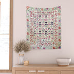 Ura Tube Suzani Uzbekistan Embroidery Print Wall Tapestry Gallery Image 2