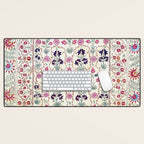 Ura Tube Suzani Uzbekistan Embroidery Print Desk Mat Gallery Image 1