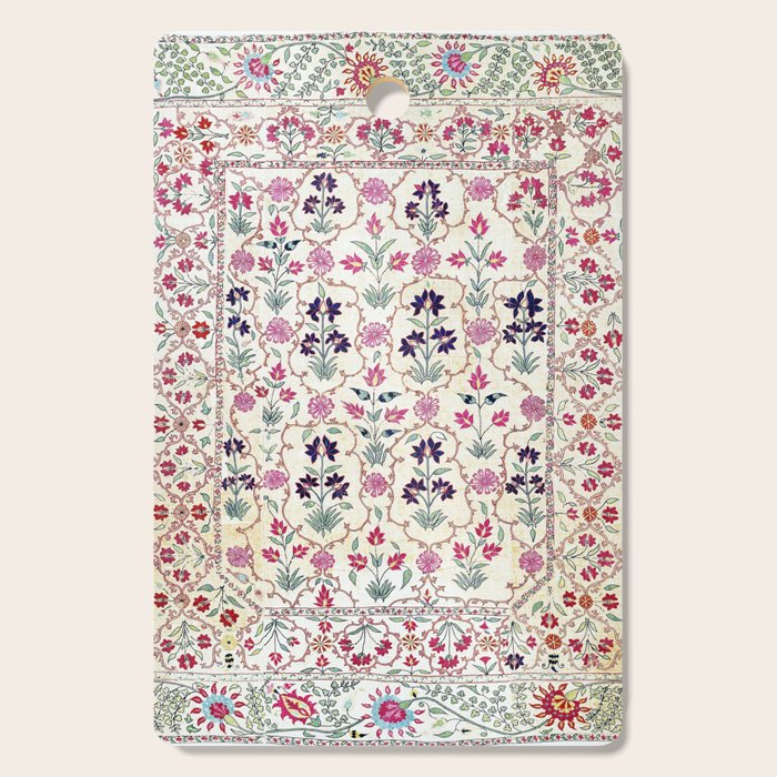 Ura Tube Suzani Uzbekistan Embroidery Print Cutting Board Gallery Image 1