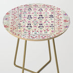 Ura Tube Suzani Uzbekistan Embroidery Print Side Table Gallery Image 2