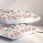 Ura Tube Suzani Uzbekistan Embroidery Print Pillow Sham Gallery Image 3