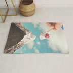 Sundae Summit - Cherry Ice cream Mountain Peak  Rug Gallery Image 1