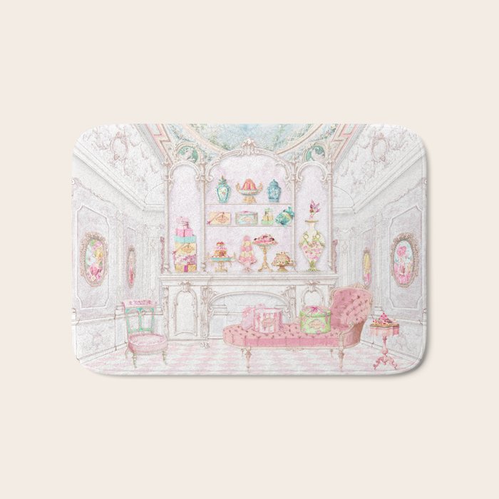 French Patisserie  Bath Mat Gallery Image 1