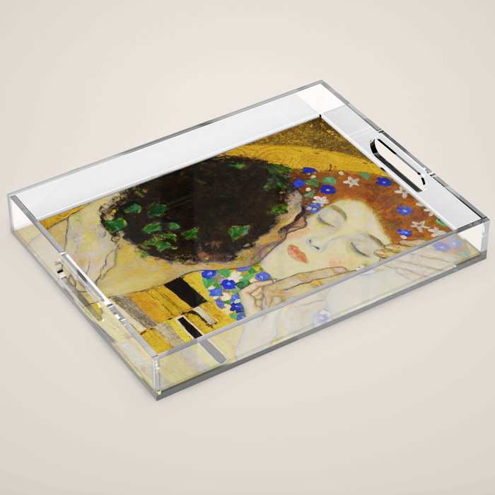 The Kiss, Gustav Klimt Acrylic Tray Gallery Image 1