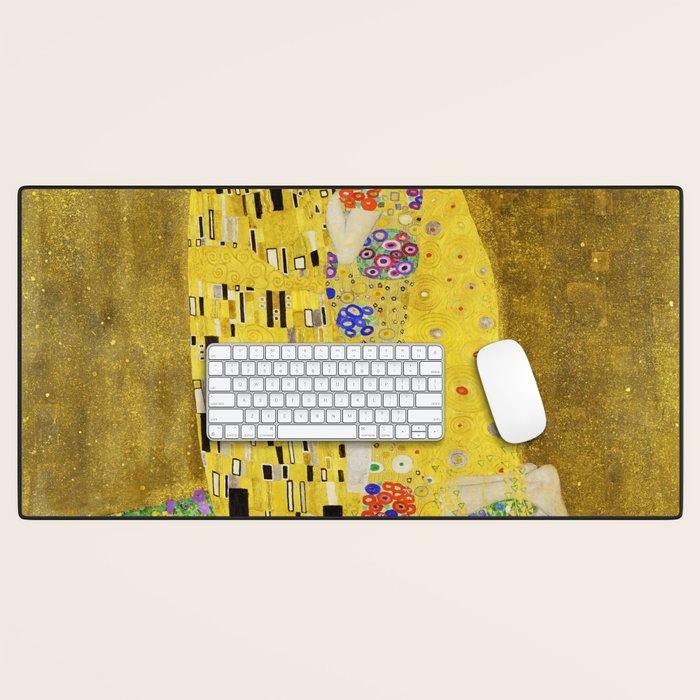 The Kiss, Gustav Klimt Desk Mat Gallery Image 1