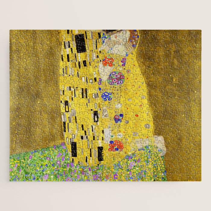 The Kiss, Gustav Klimt Jigsaw Puzzle Gallery Image 1