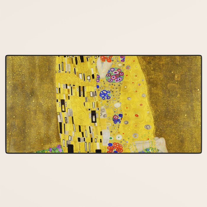 The Kiss, Gustav Klimt Desk Mat Gallery Image 3