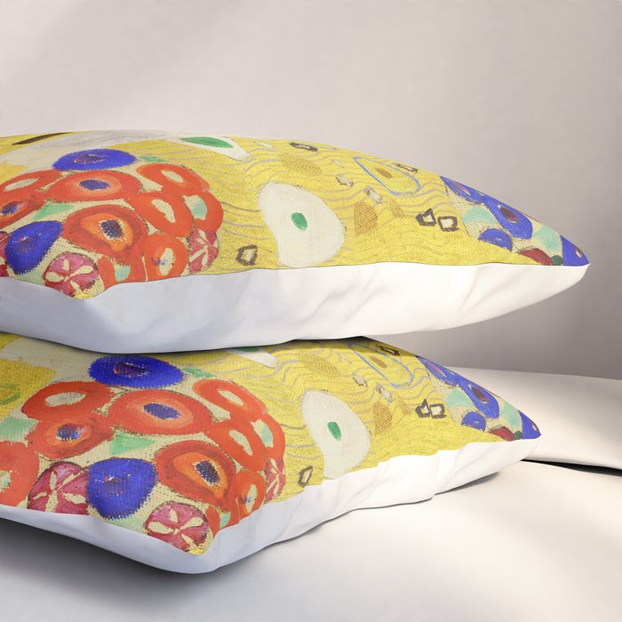 The Kiss, Gustav Klimt Pillow Sham Gallery Image 3