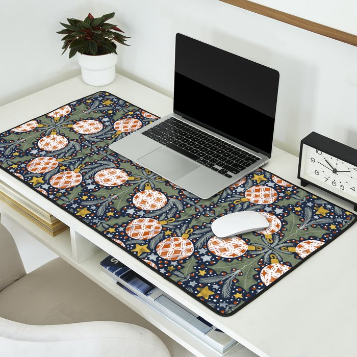 Yuletide Ornament Bliss Desk Mat Gallery Image 2