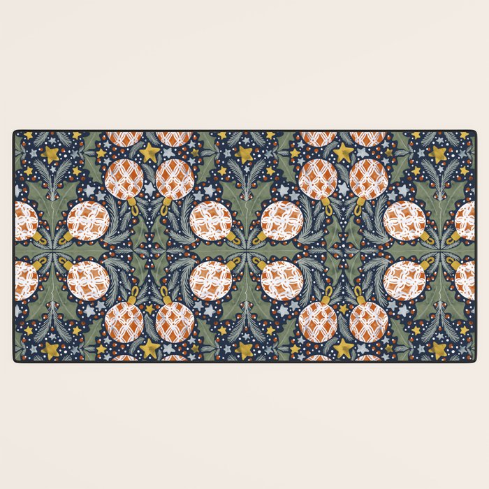 Yuletide Ornament Bliss Desk Mat Gallery Image 3
