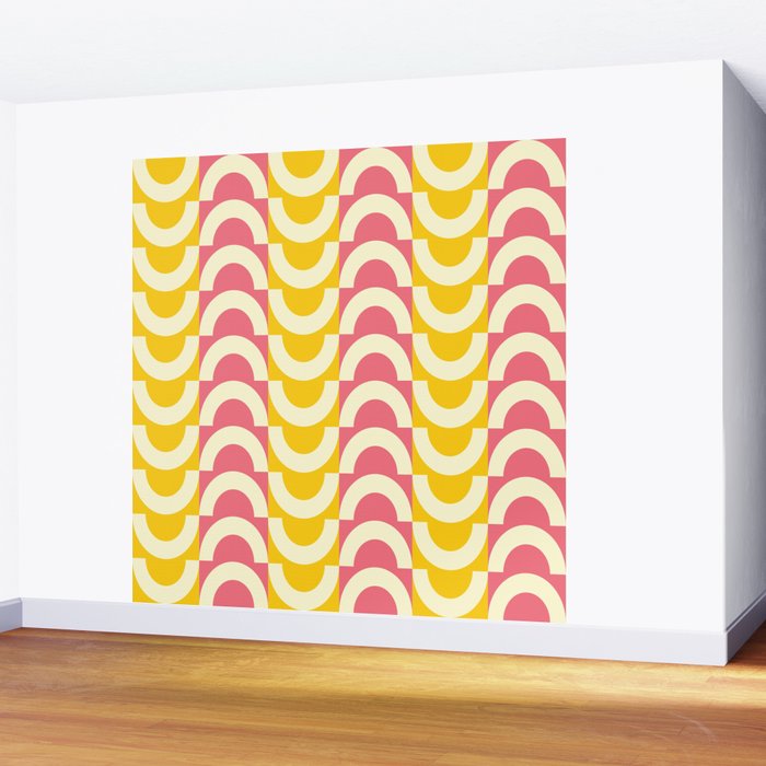 Curly Waves Wall Mural Gallery Image 2