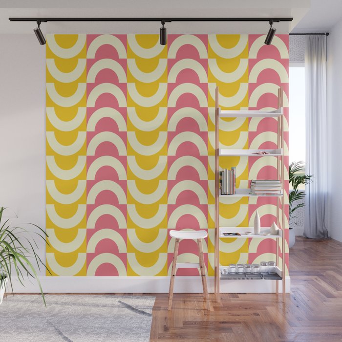 Curly Waves Wall Mural Gallery Image 1