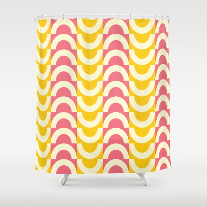 Curly Waves Shower Curtain Gallery Image 1
