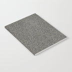 William Morris Acorn Pure Charcoal Gilver Notebook Gallery Image 2