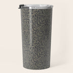 William Morris Acorn Pure Charcoal Gilver Travel Mug Gallery Image 3
