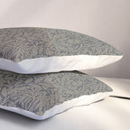William Morris Acorn Pure Charcoal Gilver Pillow Sham Gallery Image 3