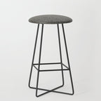 William Morris Acorn Pure Charcoal Gilver Stool Gallery Image 1