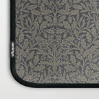 William Morris Acorn Pure Charcoal Gilver Laptop Sleeve Gallery Image 3
