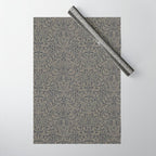 William Morris Acorn Pure Charcoal Gilver Wrapping Paper Gallery Image 1