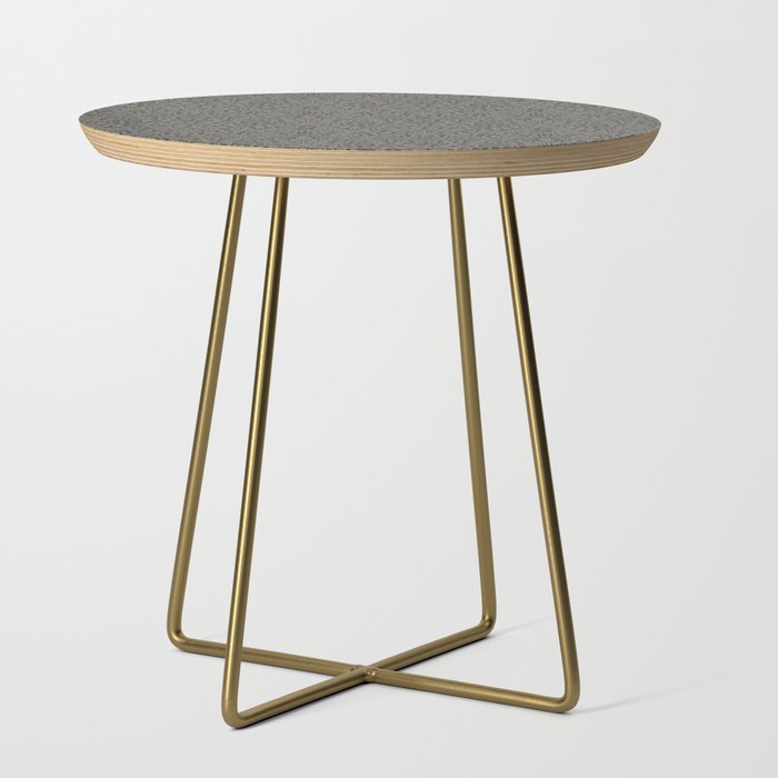 William Morris Acorn Pure Charcoal Gilver Side Table Gallery Image 1
