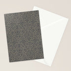 William Morris Acorn Pure Charcoal Gilver Stationery Card Gallery Image 2