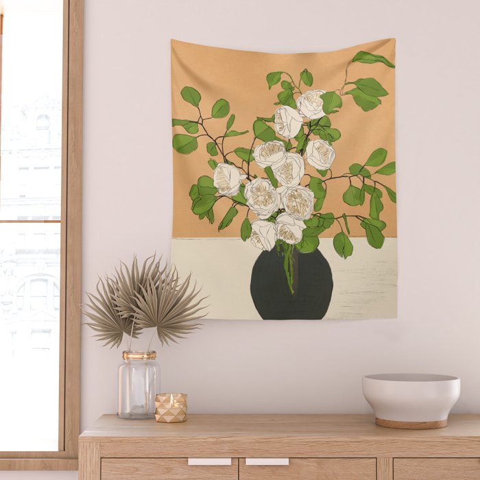 Beautiful Bouquet 06 Wall Tapestry Gallery Image 2