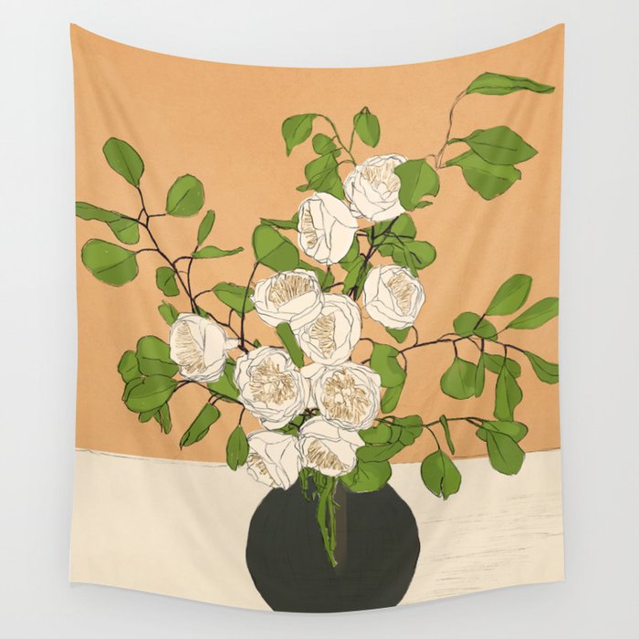 Beautiful Bouquet 06 Wall Tapestry Gallery Image 1