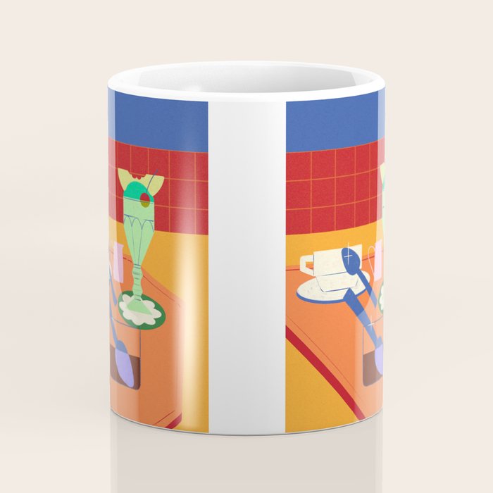Retro Diner Still Life Coffee Mug Gallery Image 4