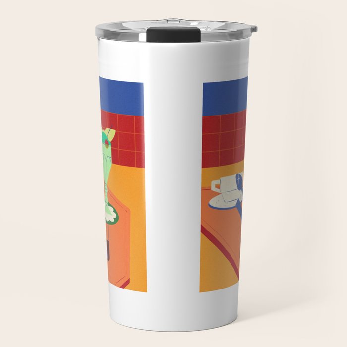 Retro Diner Still Life Travel Mug Gallery Image 1