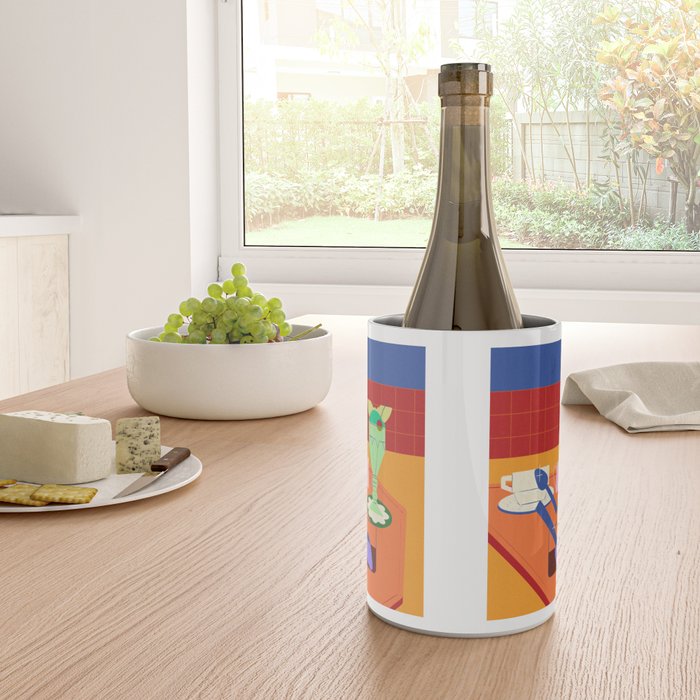Retro Diner Still Life Wine Chiller Gallery Image 4