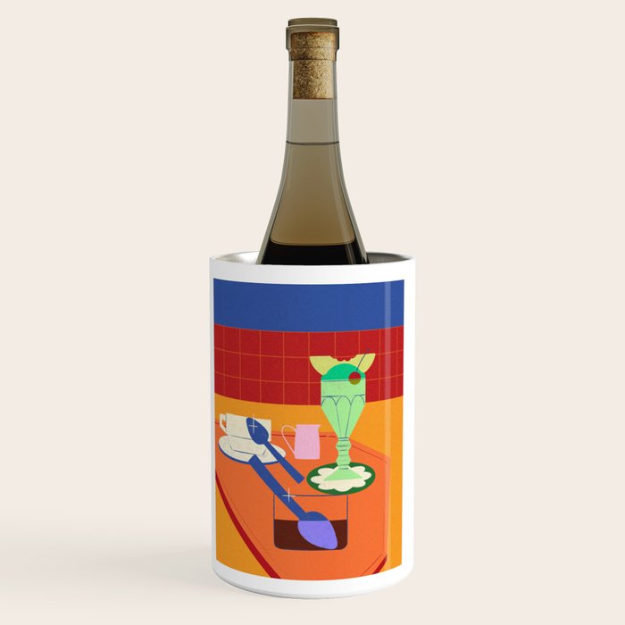 Retro Diner Still Life Wine Chiller Gallery Image 3