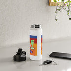Retro Diner Still Life Water Bottle Gallery Image 4
