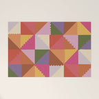 Pink triangles Welcome Mat Gallery Image 1