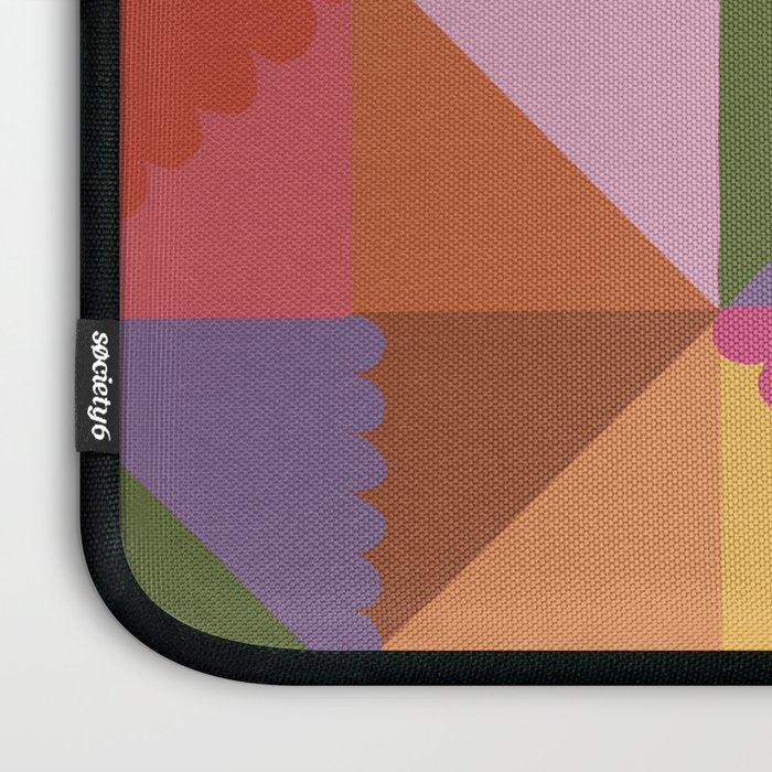 Pink triangles Laptop Sleeve Gallery Image 3