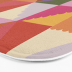 Pink triangles Bath Mat Gallery Image 3
