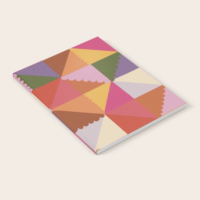 Pink triangles Notebook Gallery Image 1
