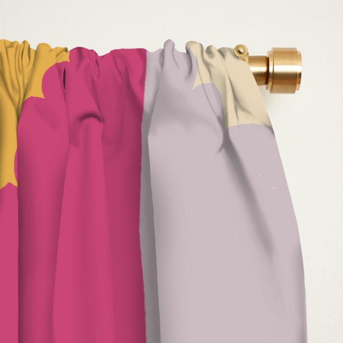 Pink triangles Window Curtain Gallery Image 2