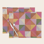 Pink triangles Placemat Gallery Image 1