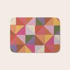 Pink triangles Bath Mat Gallery Image 1