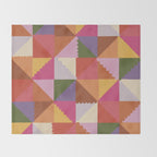 Pink triangles Throw Blanket Gallery Image 2